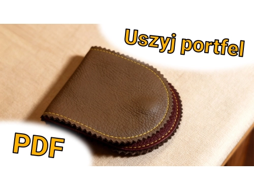 Jak uszyć skórzany portfel na maszynie do szycia